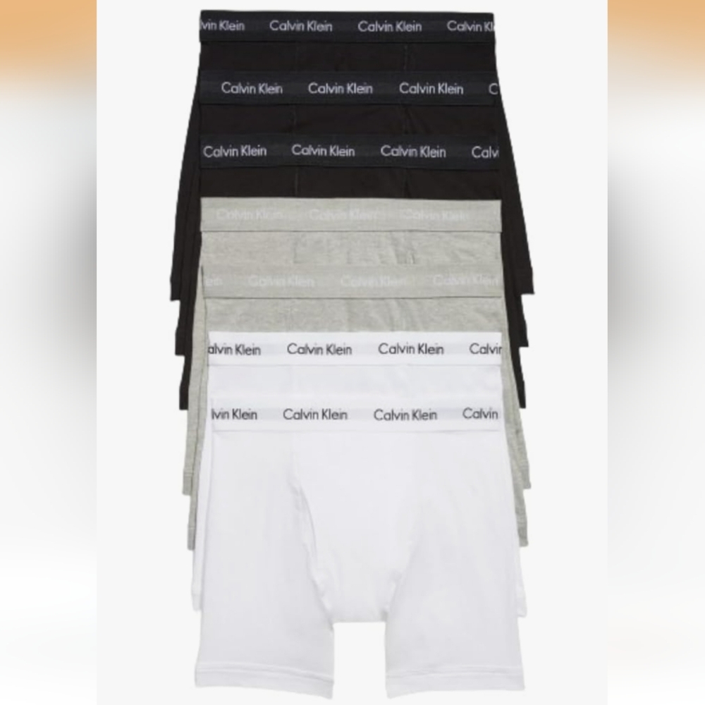 Calvin Klein Men's Boxer Briefs 7-Pack - Black, Gray, White